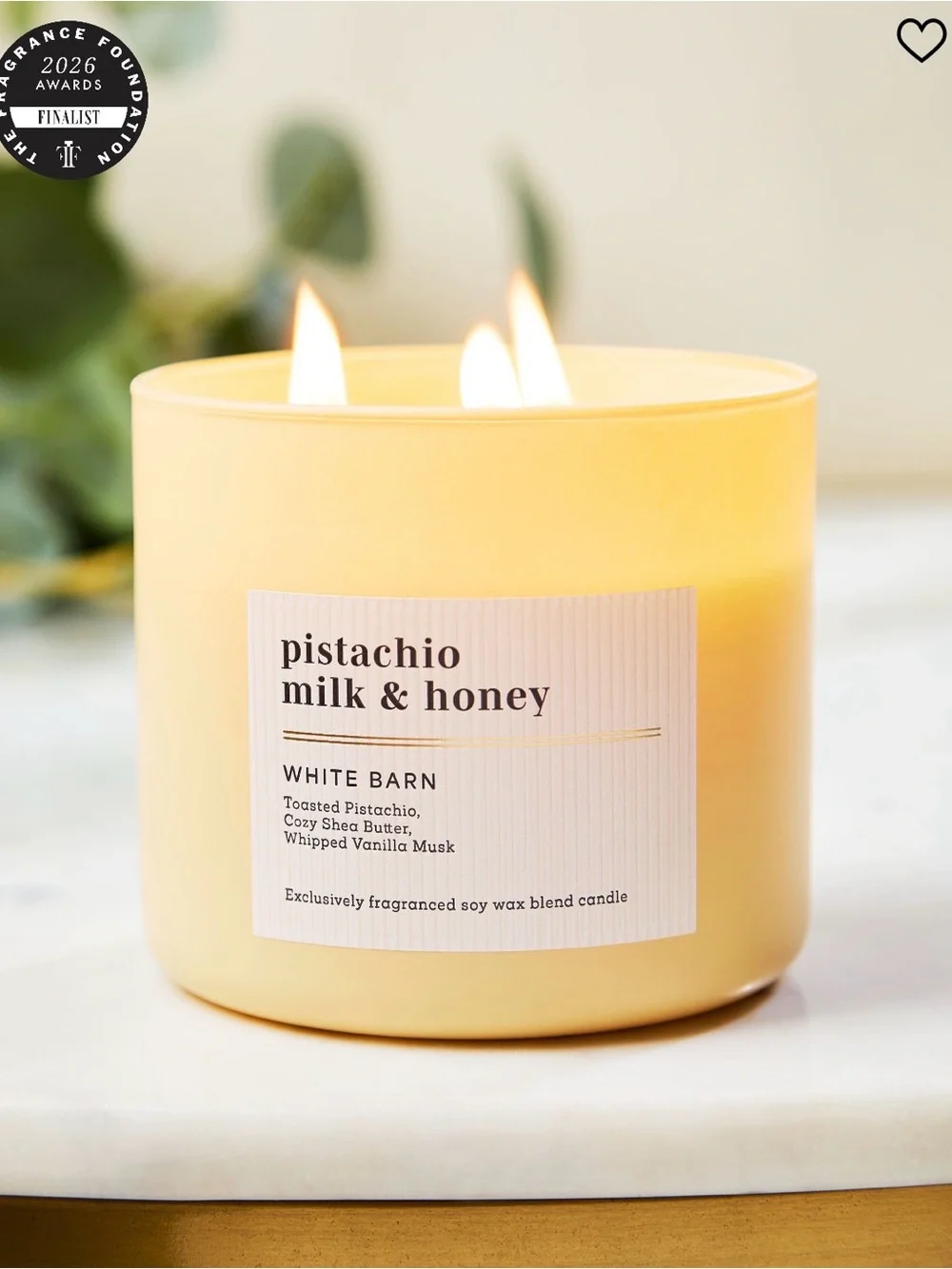 BNIB Bath and Bodyworks Pistachio Milk & Honey 14.5oz Candle